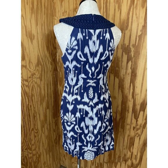 Vineyard Vines Shep & Ian Blue Sleeveless Embroidered Design Size 6 Blue - Picture 5 of 6